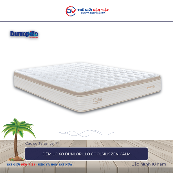 Đệm lò xo Dunlopillo CoolSilk ZEN Calm